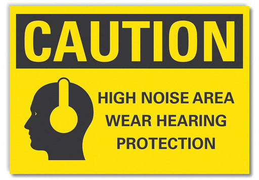 Caution Sign 10inx14in Non-PVC Polymer