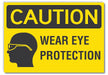 Caution Sign 10in x 14in Non-PVC Polymer
