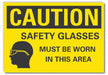 Caution Sign 7in x 10in Non-PVC Polymer