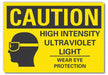 Caution Sign 7inx10in Non-PVC Polymer