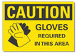 Caution Sign 7inx10in Non-PVC Polymer