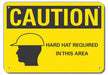 Caution Sign 7 inx10 in Plastic