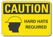 Caution Sign 7 inx10 in Plastic