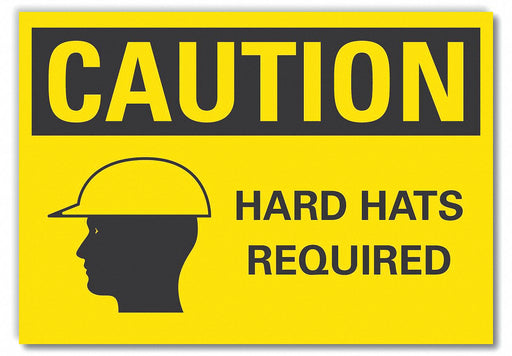 Caution Sign 10inx14in Non-PVC Polymer