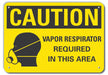Caution Sign 10 in x 14 in Plastic