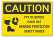 Caution Sign 10inx14in Non-PVC Polymer