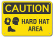 Caution Sign 7 inx10 in Plastic