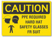 Caution Sign 10inx14in Non-PVC Polymer