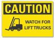 Caution Sign 10inx14in Non-PVC Polymer