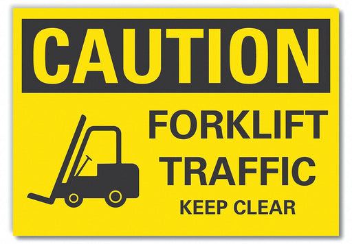 Caution Sign 10inx14in Non-PVC Polymer