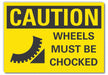 Caution Sign 7inx10in Non-PVC Polymer