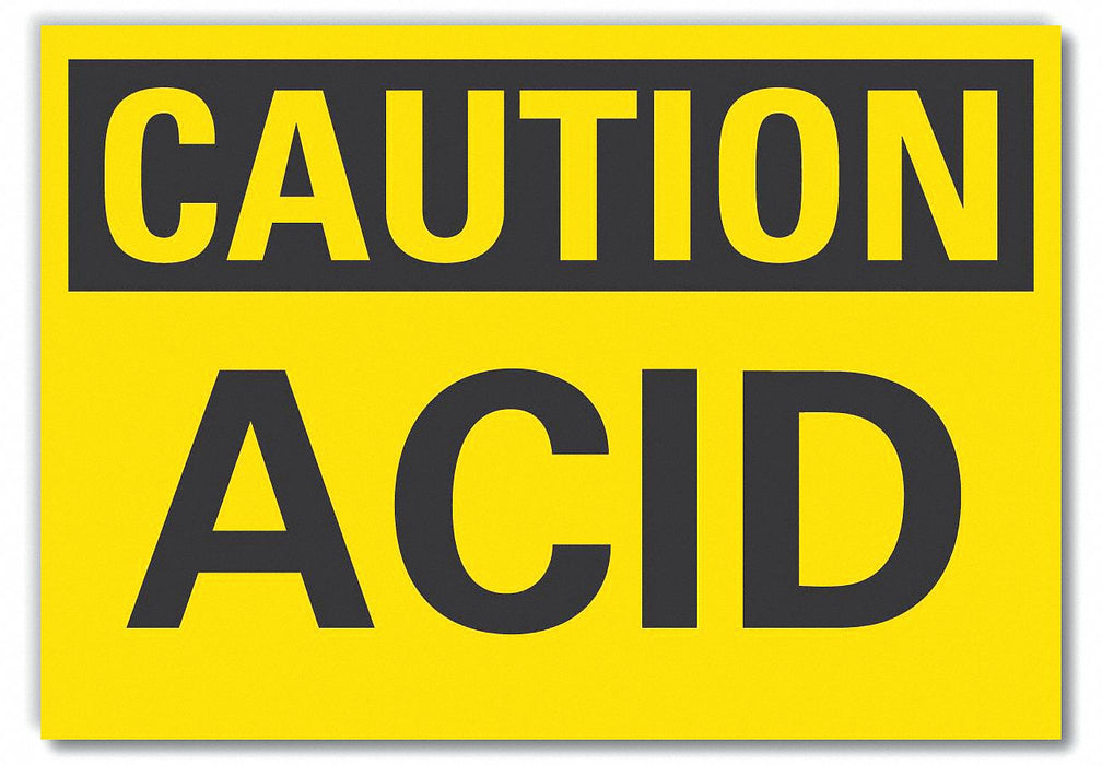 Caution Sign 10inx14in Non-PVC Polymer