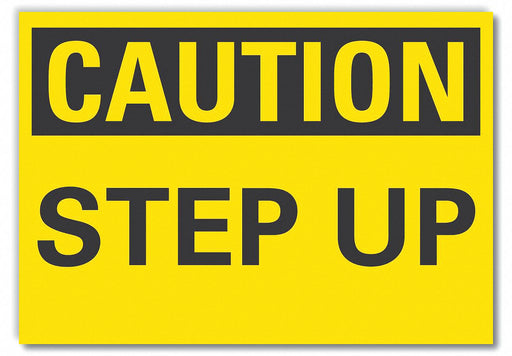 Caution Sign 10in x 14in Non-PVC Polymer