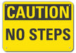 Rflct Steps Caution Sign 7x10in Alum