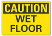 Caution Sign 7in x 10in Non-PVC Polymer