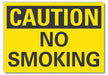 Caution Sign 7inx10in Non-PVC Polymer