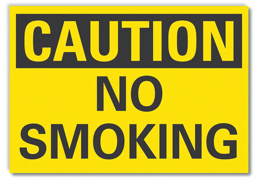 Caution Sign 10inx14in Non-PVC Polymer