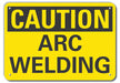 Caution Sign 10 in x 14 in Plastic