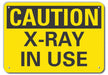 Caution Sign 10 inx14 in Plastic