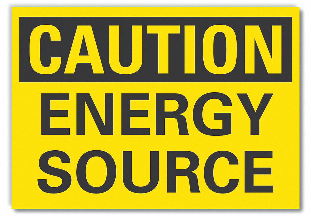 Caution Sign 10inx14in Non-PVC Polymer
