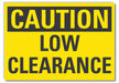 Caution Sign 7inx10in Non-PVC Polymer