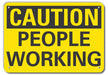 Rflct Accident Prevent Caut Sign 10x14in