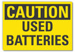 Caution Sign 7inx10in Non-PVC Polymer