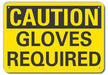 Caution Sign 7 inx10 in Plastic
