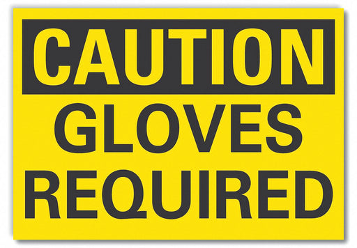 Caution Sign 10inx14in Non-PVC Polymer