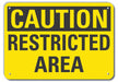 Caution Sign 7 inx10 in Plastic