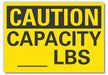 Caution Sign 7inx10in Non-PVC Polymer