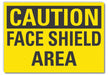 Caution Sign 10inx14in Non-PVC Polymer