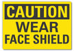 Caution Sign 10inx14in Non-PVC Polymer