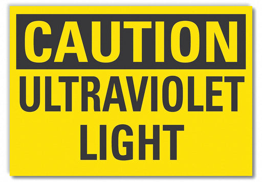 Caution Sign 10inx14in Non-PVC Polymer