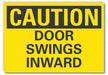 Caution Sign 10in x 14in Non-PVC Polymer