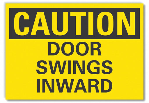 Caution Sign 10in x 14in Non-PVC Polymer