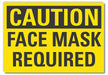 Caution Sign 7inx10in Non-PVC Polymer