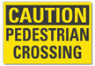 Eco-Decal Pedestrian Traffic 7inx10in