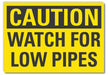 Caution Sign 7inx10in Non-PVC Polymer