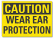 Caution Sign 7inx10in Non-PVC Polymer
