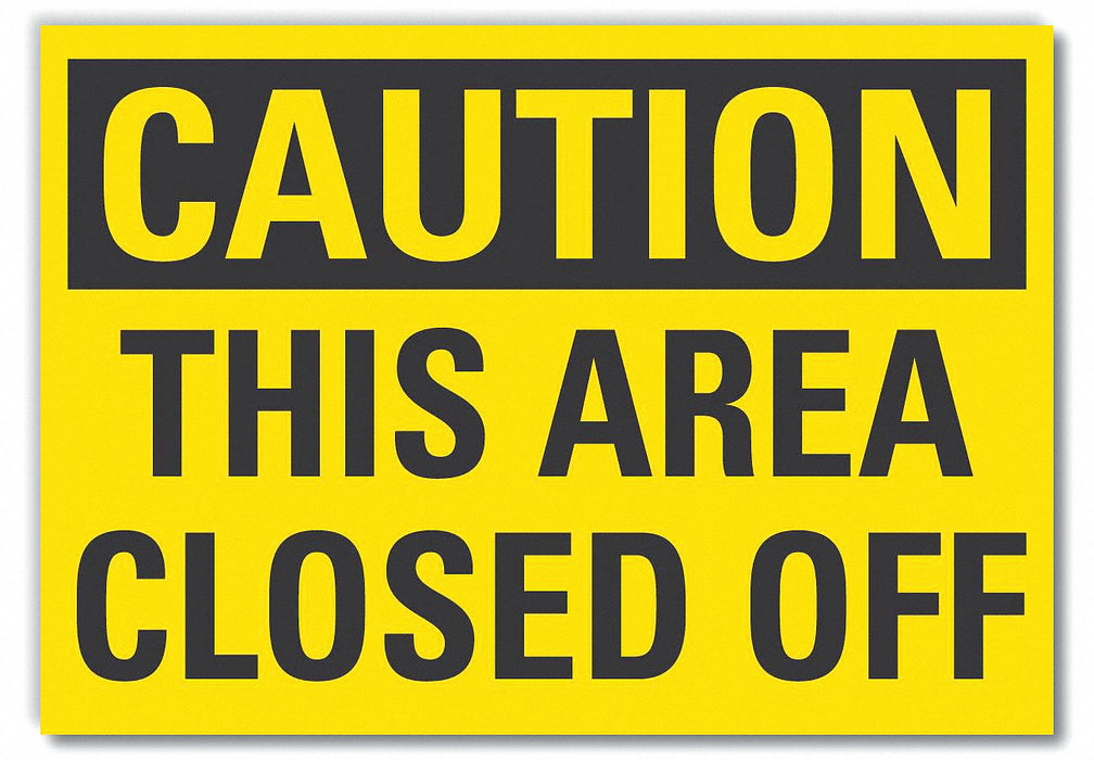 Authorized Persnnel Caution Label 5x7in