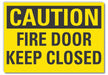 Caution Sign 10in x 14in Non-PVC Polymer