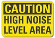 Caution Sign 10 inx14 in Plastic