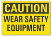 Caution Sign 10inx14in Non-PVC Polymer