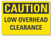 Caution Sign 7inx10in Non-PVC Polymer