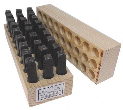Steel Stamps Set 2-3/8 Shank L Steel
