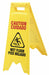 Floor Safety Sign Yellow 24 5/8 in H