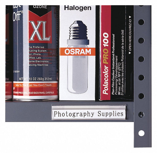 LabelHolder 4inL 0.875inW Clear PK10