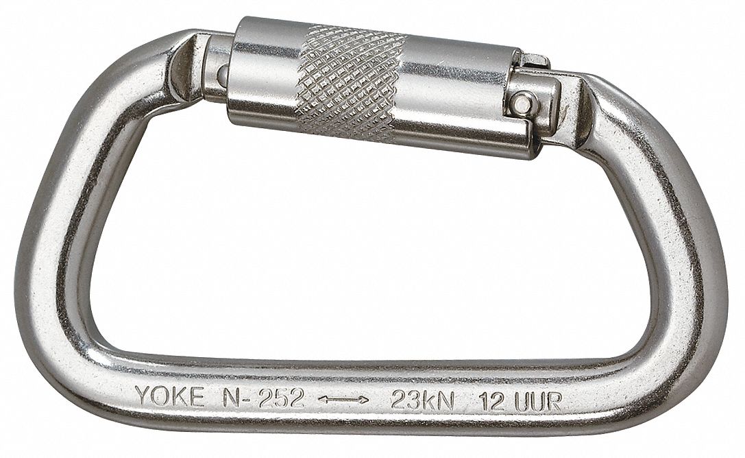 Carabiner Offset-D Silver