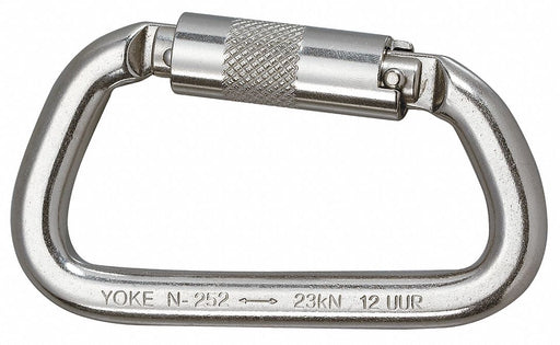 Carabiner Offset-D Silver